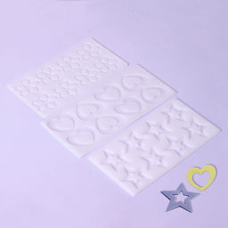 Формы для шоколада, набор 3 шт., 8 ячеек, силикон, 21?11?0.3 см, прозрачные