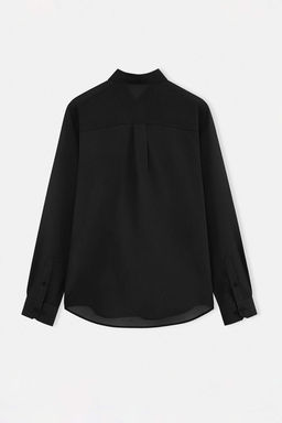 Siyah Regular Erkek Gomlek TMNSS26GO00023