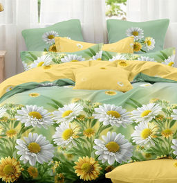 Постельное белье поплин люкс - Аглая Евро (нав.70х70)