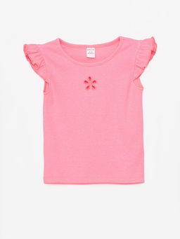 Bisiklet Yaka K?z Bebek Ti??rt