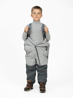 Комбинезон демисезонный серый