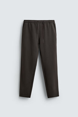 PANTAL?N CINTURA JOGGER CONFORT / Marr?n oscuro - Zara фото 6