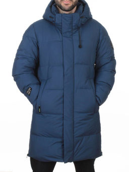 6591 BLUE Куртка мужская зимняя (200 гр. холлофайбер)