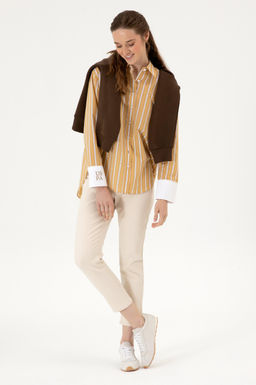 Kad_n Hardal _izgili Uzun Kollu G_mlek Sepette S_rpriz _ndirim - U.s. polo assn фото 4