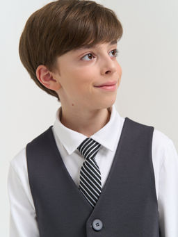 Галстук с фиксатором Полоска 7+ - Bungly фото 5