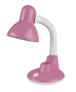 TLI-227 PINK E27 Светильник настольный. Цоколь Е27. Механический выключатель. Розовый. ТМ Uniel.