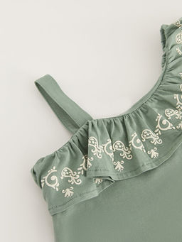 Bask?l? F?rf?r Detayl? K?z ?ocuk Atlet - Waikiki фото 3