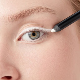Provoc Гелевый карандаш-подводка для глаз водостойкий / Semi Permanent Gel Eye Liner №61 White Hot, белый матовый