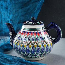Чайник заварочный Риштанская Керамика «Узоры», 1.6 л, МИКС