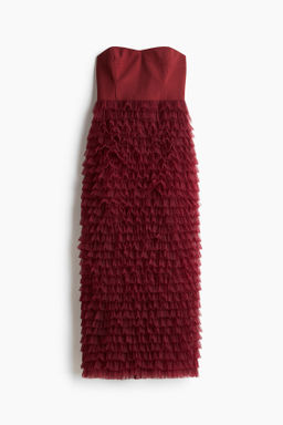 Vestido bandeau con falda de tul - H&m фото 8