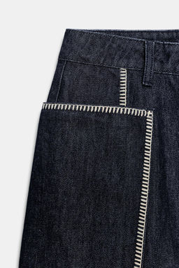 SHORTS Z1975 BORDADOS / Azul - Zara фото 8