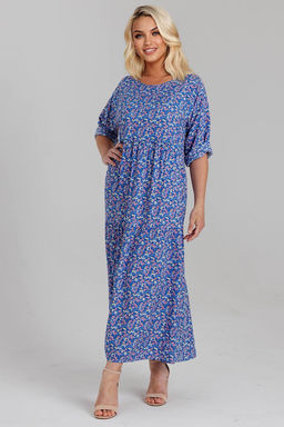 Платье штапель 5872/119/Голубой - Rise фото 3