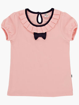 Футболка для девочки UD 1889 розовый - Mini maxi фото 3