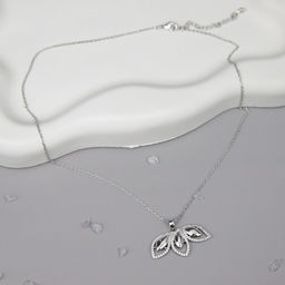 Колье Арт. 3V-7626-W - MyGemma фото 2