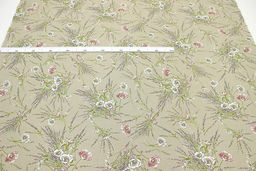 Ткань интерьерная с пропиткой Ароматные букеты, ш.1.5м, хлопок-70%, п/э-30%, 260гр/м.кв - Купава фото 3