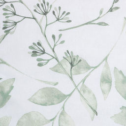 Постельное бельё Этель Евро Акварельные листья 200х215 см, 220х240 см, 70х70 см -2 шт, поплин 125 г/м2  фото 2