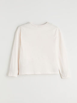 Bisiklet Yaka ?i?ekli Kad?n Pijama ?st?