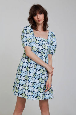 Платье baby doll с графичным принтом - Incity фото 3