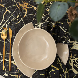 Скатерть декоративная Радушная хозяйка (Традиция) 145х145, рогожка, 100 % хлопок, Мрамор 145х145  фото 7