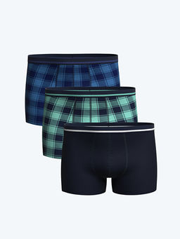Standart Kal?p Pamuklu Esnek Erkek Boxer 3l?