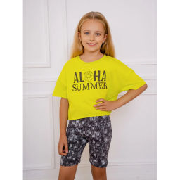 Комплект футболка кулирка, лосины кулирка с лайкрой 7032100101 - Youlala фото 7