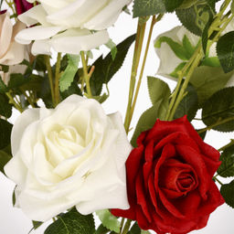 Цветок искусственный Роза 90 см 5 бутонов / NT47-6 /уп 50/400/ - Галеонтрейд фото 19