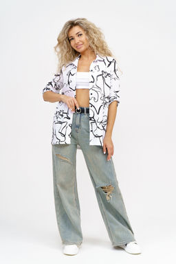 Рубашка Натали 36807 из хлопка фото 2