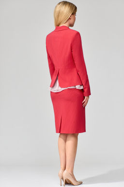 Костюм из жакета, блузки и юбки - Gizart фото 9