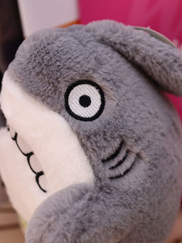 Мягкая игрушка "Shark with fork", pink, 23 см