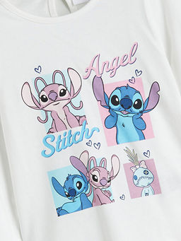 Lilo & Stitch Bask?l? K?z ?ocuk Ti??rt