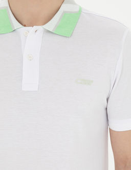 Beyaz Slim Fit Ti__rt