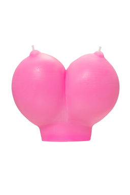 Свеча Pecado BDSM Сиськи, розовая, 150 гр.