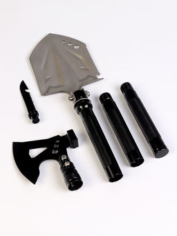 Лопата туристическая, 3 предмета, многофункциональная, в кейсе Лопата туристическая, 3 предмета, многофункциональная, в кейсе