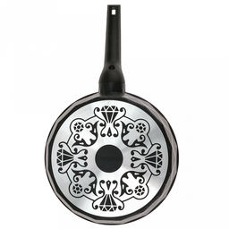 Сковорода с тефлоновым покрытием д26см "Бриллиант Blue", h7,1см, s0,4см, ручка из термостойкого пластика (Россия)