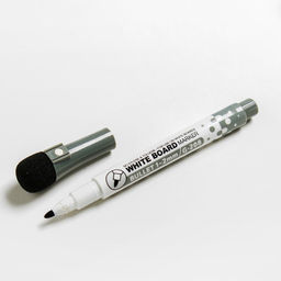 Цена за 12 шт. Маркер на водной основе с магнитом, 2×2×13.5 см, чёрный