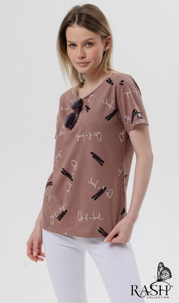 Футболка "Омния" карамель Цвет:как на фото