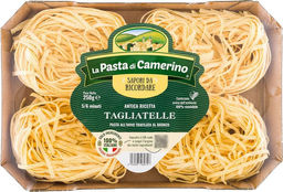Макаронные изделия La Pasta di Camerino яичные Тальятелле 250 г, картонная подложка + пленка, ИТАЛИЯ