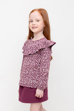 Crockid _ КР 302177/насыщенная клюква,милые цветочки к497 джемпер для дев фото 4