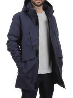 2182 DK. BLUE Куртка мужская зимняя облегченная (130 гр. холлофайбер)