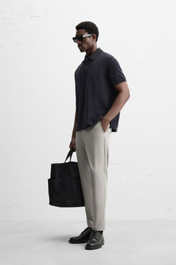TEXTURED COMFORT TROUSERS - Zara фото 4