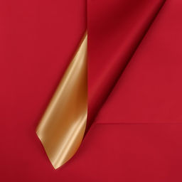 Цена за 20 шт. Пленка для цветов, Золотая сторона, 56x56см винная