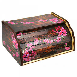 Хлебница деревянная Сакура 38х28х17см (Россия)