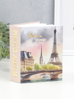 Фотоальбом на 100 фото 10х15 см "Мост у Эйфелевой башни" 4,5х12,5х16,5 см