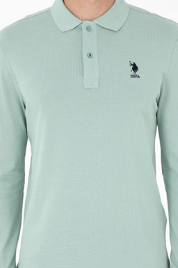 Мужская базовая толстовка зеленого цвета Неожиданная скидка в корзине - U.s. polo assn фото 6