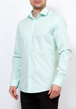 Сорочка мужская длинный рукав GREG 410/139/FR MINT/Z  фото 8