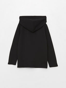 Kap??onlu Basic Uzun Kollu K?z ?ocuk Fermuarl? Sweatshirt - Waikiki фото 2