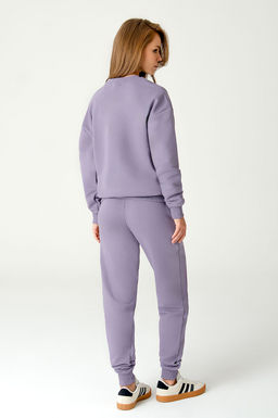 Арт. 2520/2 Костюм с брюками женский 44-52 (5 шт) Цвет:верх-сиреневый,низ-сиреневый