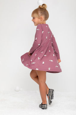 Crockid _ К 5775/темная пудра,таксы платье для дев