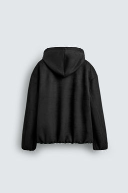 CAZADORA EFECTO ANTE CAPCUCHA / Negro - Zara фото 8