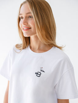 Футболка женская Верфь х Captains Mate